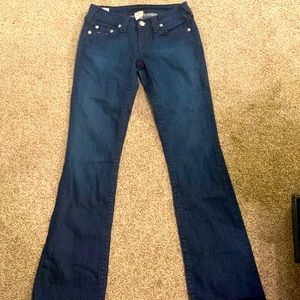 True religion jeans size 27 dark blue